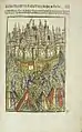 Koelhoffsche Chronik – Marsilius im Kampf gegen die Römer vor den Toren Kölns