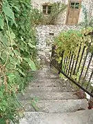 Außenstiege aus der Bauzeit