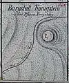 Lageskizze der Burgruine Königstein aus dem Jahre 1885