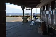 Unter der Terrasse