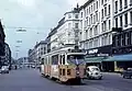 Frederiks­borg­ga­de 1971, Zug der Linie 5.