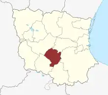 Lage des Lidemark Sogn in der Køge Kommune