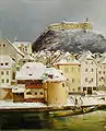 Pavel Künl (1817–1871): Fischerplatz in Ljubljana, 1847