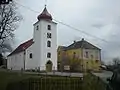 Renovierte Kirche von Křižovatka