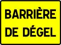 KC1(Beispiel): Tauwetter, möglicher LKW-Verbot
