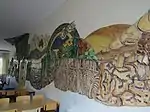Wald-Mosaik, dargestellt als Panorama