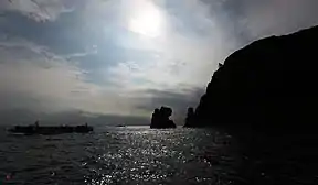 Felsenküste auf der Insel Geojedo
