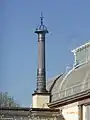 Zierschornstein aus Gusseisen am Großen Gewächshaus in Kassel-Wilhelmshöhe
