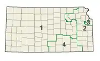 Kansas: Kongress-Wahlkreise