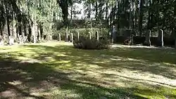 Blick auf das Friedhofsgelände