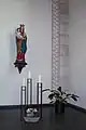 Hl. Familie, Skulptur der Madonna mit Kind
