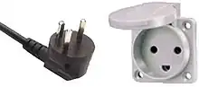 Stecker-Typ K(DS 60884-2-D1)