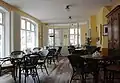 Kaffeehaus Heldt, Wintergarten und 4. Gastraum, mit Bildern und Zeichnungen von Falko Windhaus, 2013