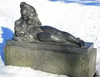 Mor og barn (deutsch Mutter und Kind), im Frognerpark, Oslo, 1925