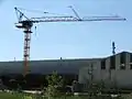 Kaiser Obendreherkran mit Knickausleger HBK 50.1