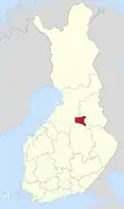 Lage von Kajaani in Finnland