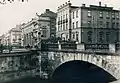 Brücke über die Prosna vor dem Krieg