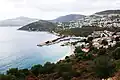 Blick auf Kalkan von der Hauptstraße nach Kaş