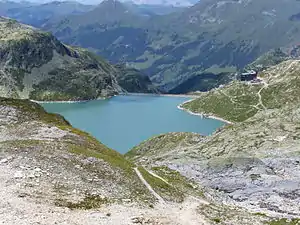 Weißsee mit Rudolfshütte