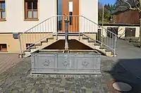 Kaltenholzhausen, Brunnen vor Kirberger Straße 9