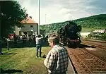 Zug in Kaltennordheim, 31. Mai 1997