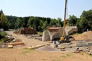 Bau der neuen Brücke (2012)