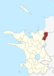 Lage des Særslev Sogn in der Kalundborg Kommune