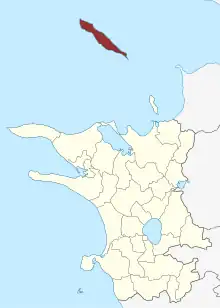 Lage des Sejerø Sogn in der Kalundborg Kommune