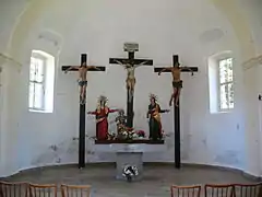 Kreuzigungsgruppe in der Kirche
