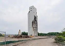 Überblick über die Schachtanlage Rossenray