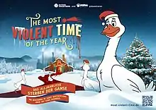 Kampagnenplakat "The Most Violent Time of The Year"