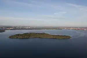 Insel Kaninchenwerder im Schweriner See