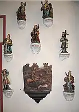 Sieben Nothelfer mit dem hl.&nbsp;Georg