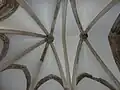 Gotisches Gewölbe der Kapelle