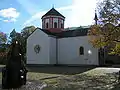 Blick von Norden auf den verlängerten Westarm