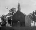 Blick auf die Stahlbergkapelle um 1910