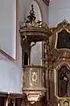 Kanzel der Klosterkirche St. Franziskus