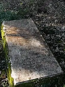 Karl Burckhardt-Paravicini (1795–1850) Jurist, Politiker, Bürgermeister von 1832 bis 1846, Präsident des Zivilgerichts. Familiengrab auf dem Friedhof Wolfgottesacker, Basel. Burckhardt- von Schwengsfeld -Thurneysen-Paravicini-Forcart-Vischer. Christiane Caroline Burckhardt-von Schwengsfeld a Sainte-Marie-aux-Mines (28.3.1728–22.4.1820) a Bale, verheiratet am 28. Juni 1764 mit Leonard Burckhardt (1729–1817)