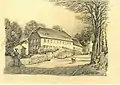 Altes Schießhaus 1936. Bleistift-Zeichnung