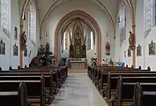 Innenansicht der Kirche St. Bartholomäus