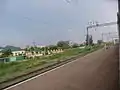 Bahnstrecke in Karolino-Buhas
