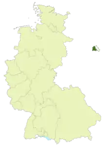 Gebiet der Regionalliga Berlin