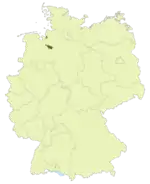 Lage von Bremen