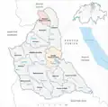 Gemeinden bis 1975