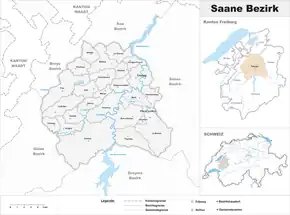 Karte von Saanebezirk