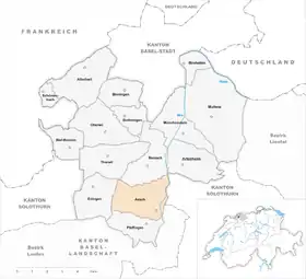 Karte von Aesch