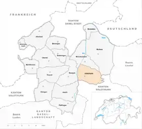 Karte von Arlesheim