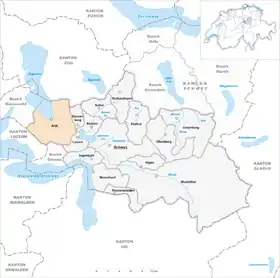 Karte von Arth