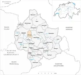 Karte von Böckten