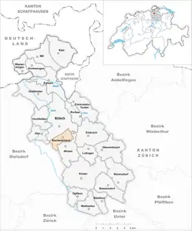 Karte von Bachenbülach